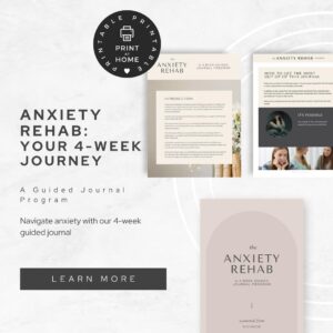 Anxiety Rehab: 4-Week Guided Journal Program