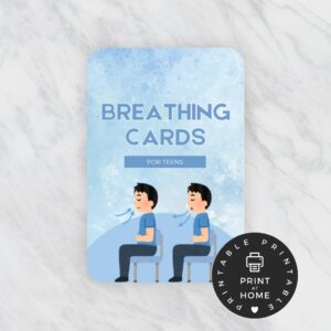 Breathing Cards for Teens: Mindful Techniques