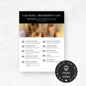 Cognitive Distortions Identification Guide