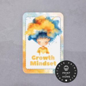 Growth Mindset Affirmation Cards