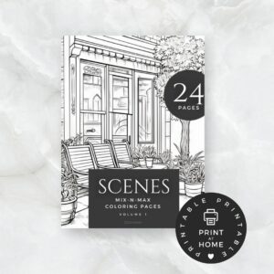 Scene Coloring Pages - Volume 1