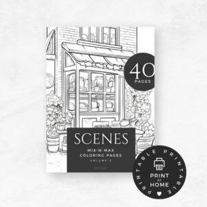 Scene Coloring Pages Volume 2