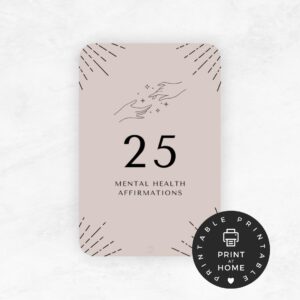 Mental Health Affirmations Guide